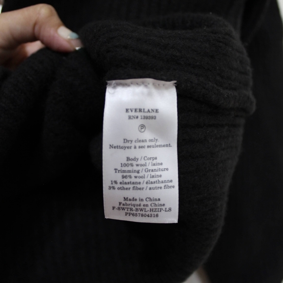 Everlane Felted Merino Half-Zip Sweater (S) - Picture 6 of 8
